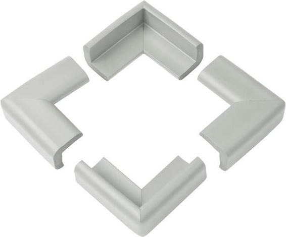 BabyOno protection d’angles, 4 pcs, gris