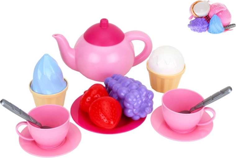 Set de thé avec desserts pour enfants, 15 pcs