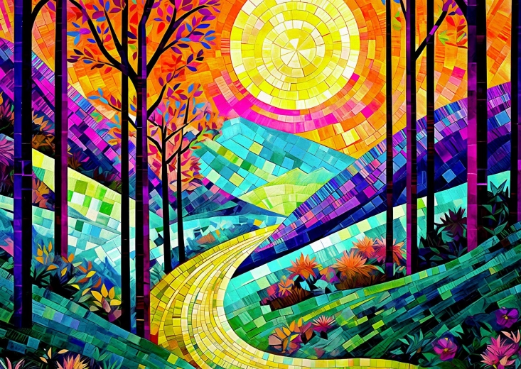 Puzzle Enjoy Voyage au royaume des rêves 1000 pièces