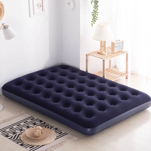 Matelas gonflable double Baby Mix bleu
