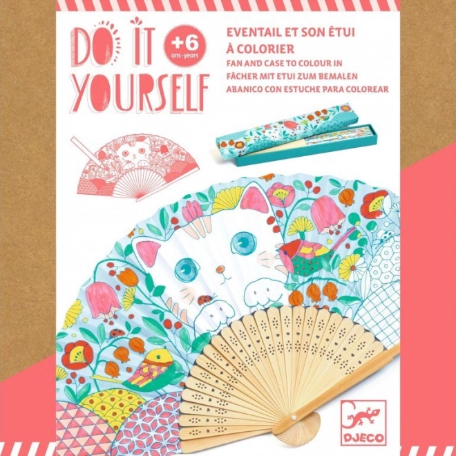 Éventail à colorier Koneko DJECO