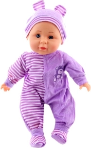 Poupée bébé sonore en tenue violette, 30 cm