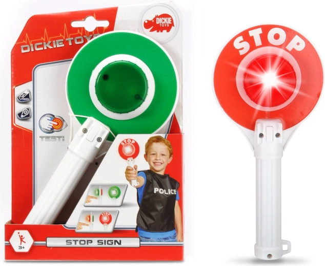 Feu de signalisation de police Dickie recto verso, 25 cm