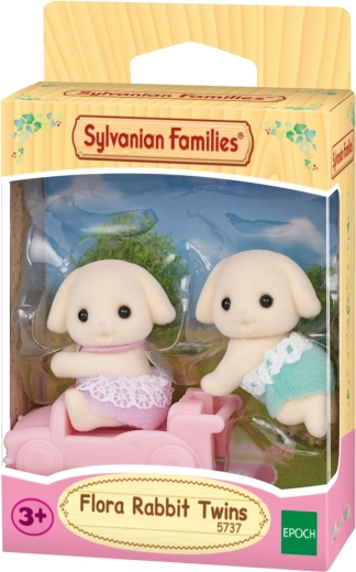 Jumeaux lapins Flora aux oreilles tombantes