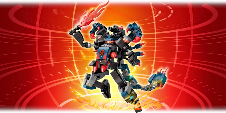 Design mecha d’action et accessoires de combat