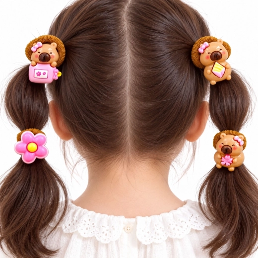 Attache confortable des cheveux sans coiffage complexe