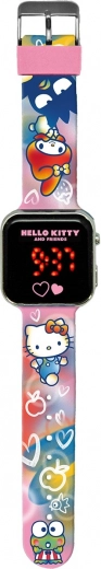 Montre LED avec calendrier Hello Kitty