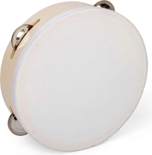 Son rythmique clair grâce aux cymbalettes métalliques