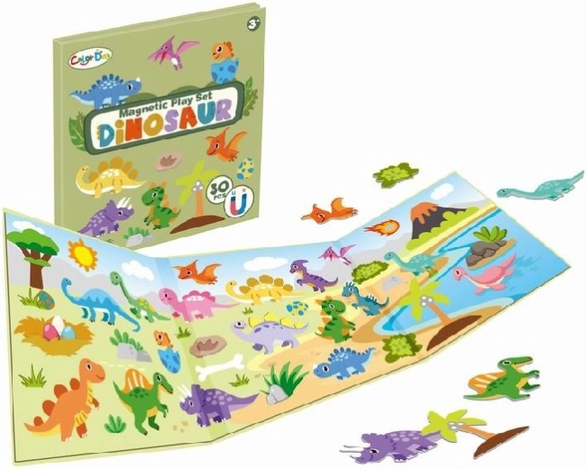 Puzzle magnétique dinosaure (30 pièces)