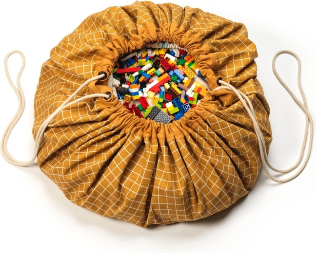 Tapis de jeu et sac à jouets 2-en-1