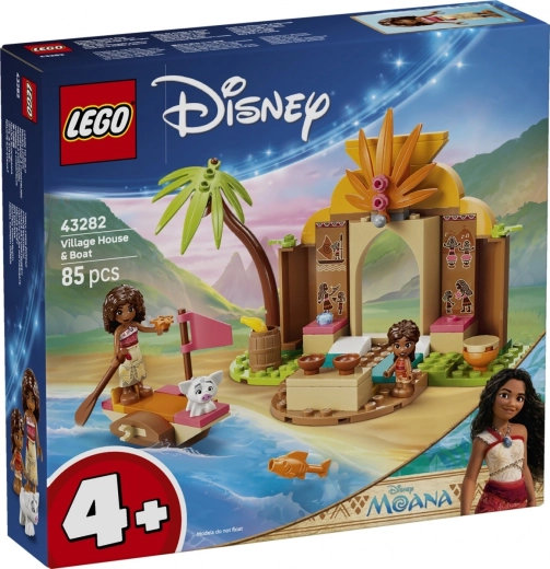 LEGO Disney Vaiana – Cabane du village et bateau