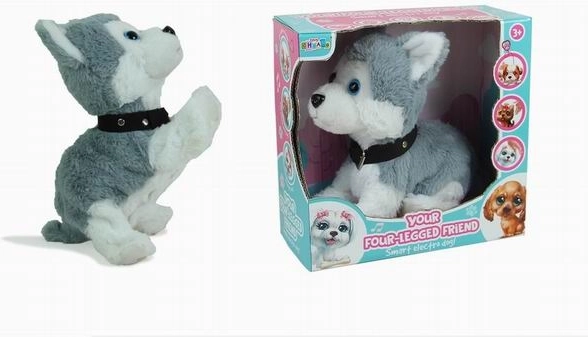 Chien interactif commandé par la voix – peluche interactive