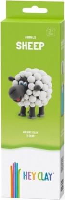 HEY CLAY pâte à modeler – set Animaux : mouton