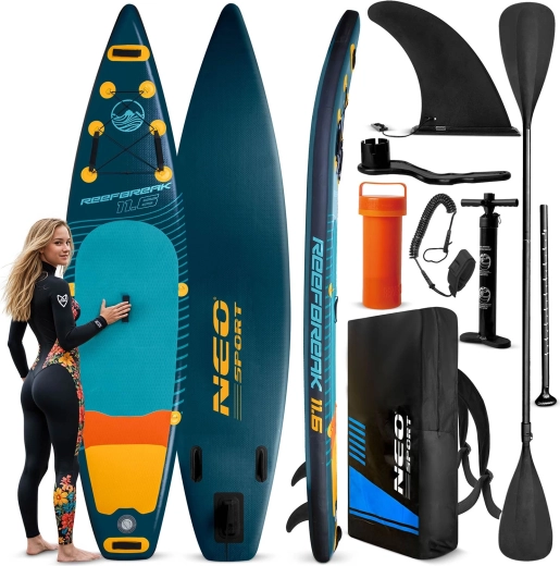 Paddleboard gonflable Reefbreak 11'6 (350 × 81 × 15 cm) set Neo‑Sport
