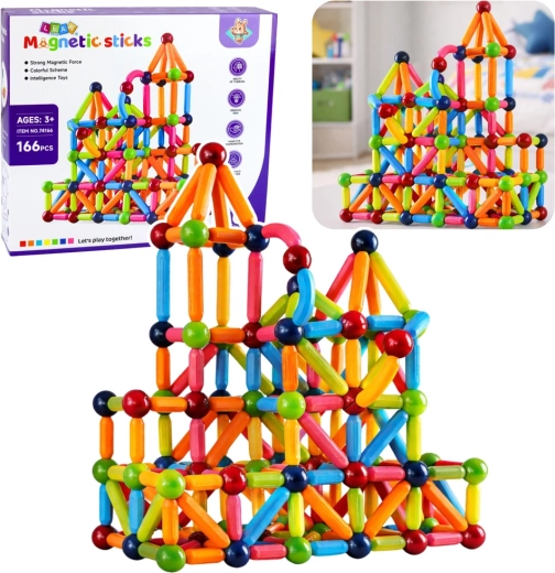 Jeu de construction magnétique sticks 166 pcs