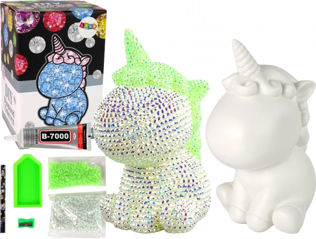 Kit créatif DIY Diamant Licorne Verte