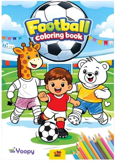 Coloriage de football A4