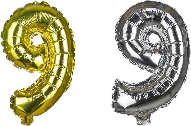 Aspect métallique brillant en or et en argent