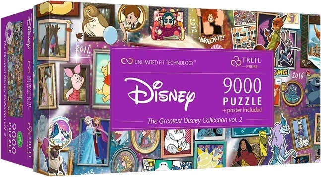 Puzzle Trefl Disney 9000 pièces The Greatest Disney Collection vol. 2