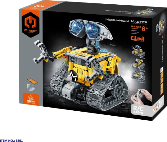 IM.Master Kit de construction robot WALL-E 4‑en‑1 télécommandé/application 15,5×21×19,5 cm