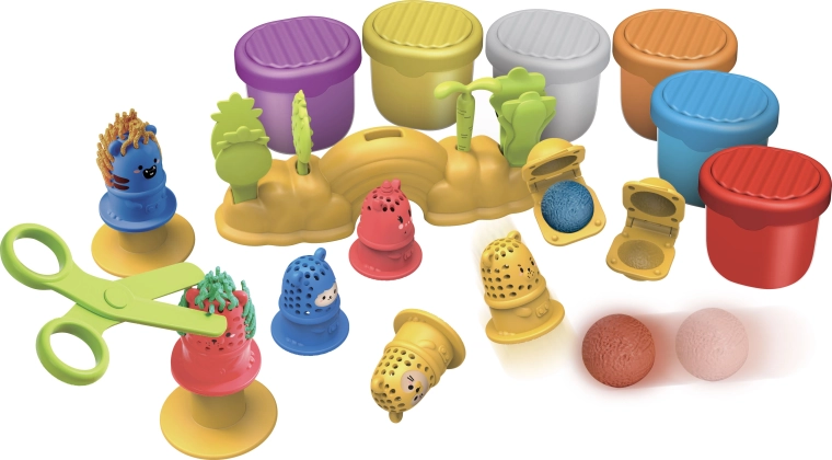 Pâte à modeler Coiffure pour animaux avec accessoires - 24 pièces