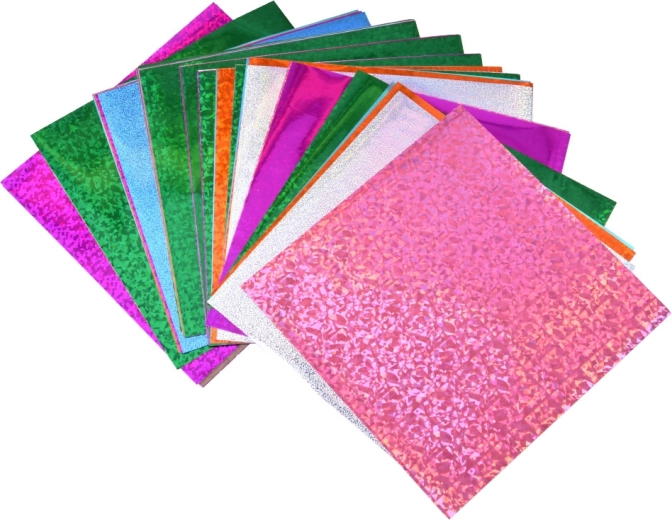 Feuilles holographiques à l’effet brillant