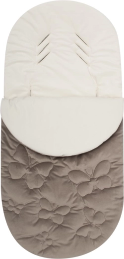 Chancelière d’hiver pour bébé New Baby Butterfly écru
