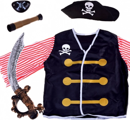 Déguisement de pirate pour enfant avec épée et accessoires