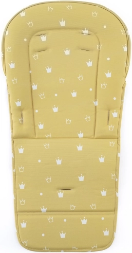 Petite&Mars housse de siège et plateau pour chaise haute Gusto ocre crowns