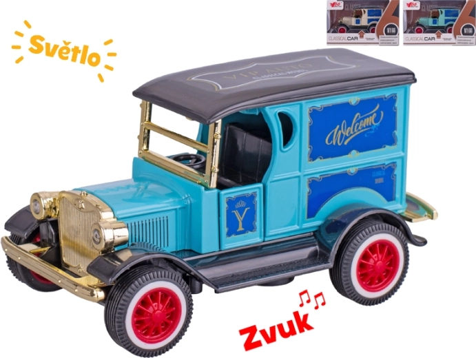 Modèle métallique rétro 11 cm avec lumières et sons