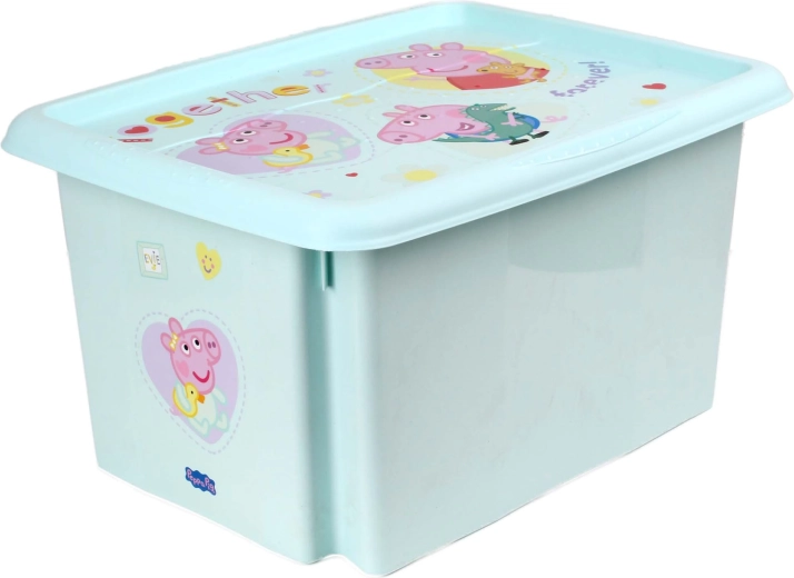 Boîte de rangement avec couvercle Peppa Pig 15 l