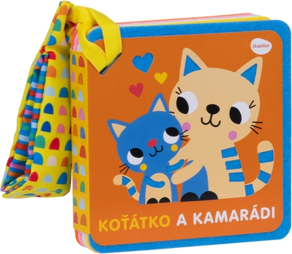 Petit livre pour poussette Chaton et ses amis