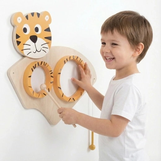 Panneau musical mural tigre CLASSIC WORLD