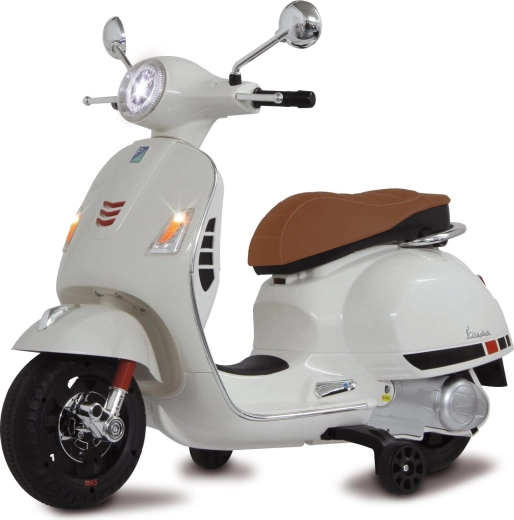 Design argenté de la Vespa sous licence