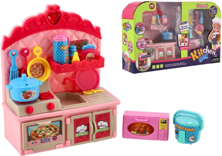 cuisine pour enfants avec accessoires en boîte