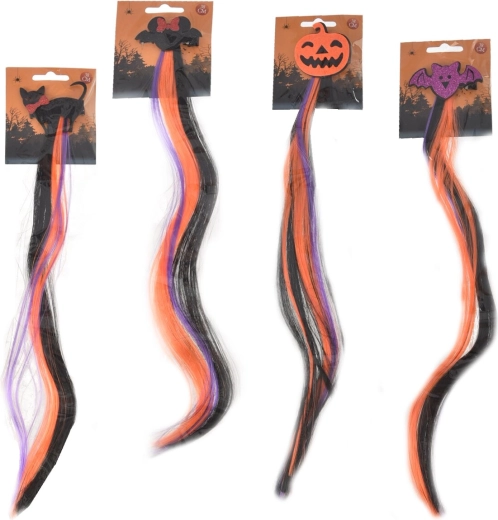 Barrette avec mèche Halloween 38 cm