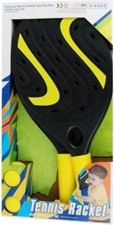 Set de raquettes avec balle en mousse pour enfants et famille