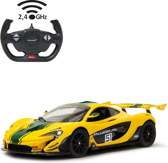 Voiture RC Jamara McLaren P1 GTR 1:14 2,4 GHz jaune - 1 pièce