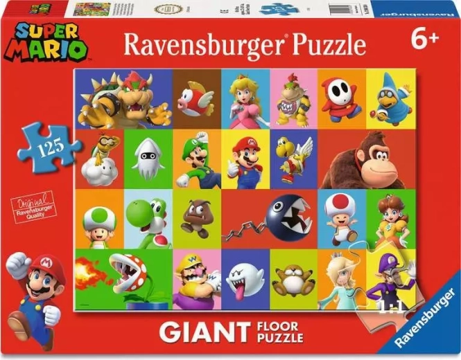Ravensburger puzzle de sol géant Super Mario (125 pièces)