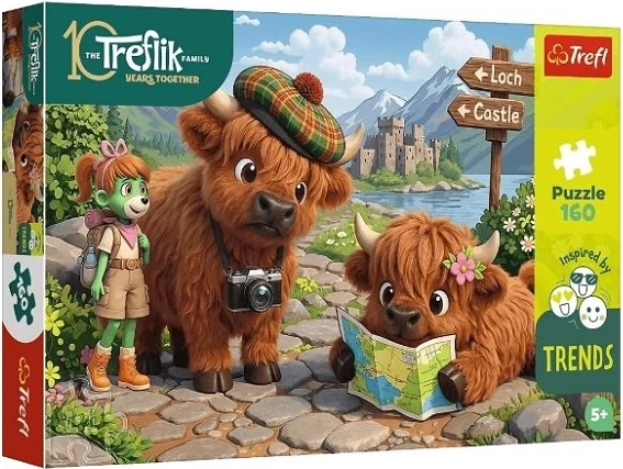 Puzzle pour enfants Trefl Kids « Adorable petite vache » – 160 pièces