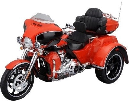 Modèle réduit en métal de moto HARLEY-DAVIDSON 2021 CVO Tri Glide 1:12, orange