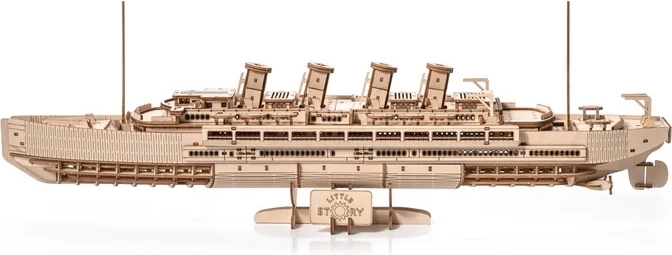Little Story puzzle 3D en bois bateau d’excursion