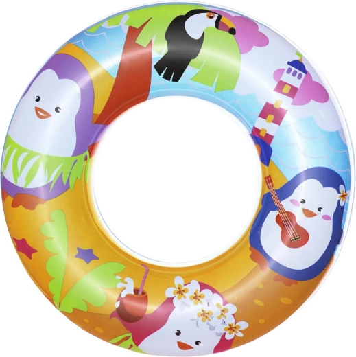 Bouée gonflable pour enfants Bestway avec motifs de pingouins, 51 cm