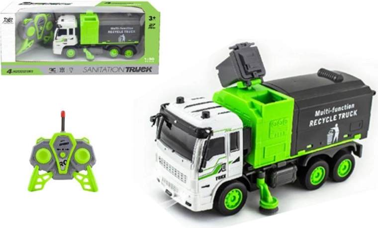 Camion poubelle RC 2-en-1 télécommandé - 1 pièce
