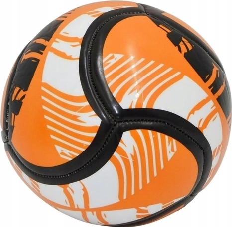 Ballon de football R.2 orange-noir