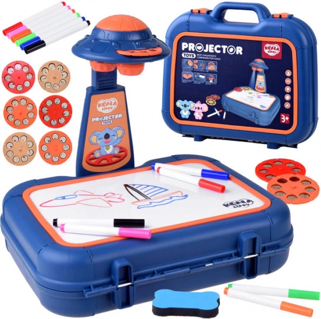 Projecteur de dessin pour enfants dans une mallette