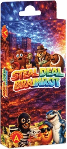 Steal Deal Brainrot jeu de cartes familial de poche