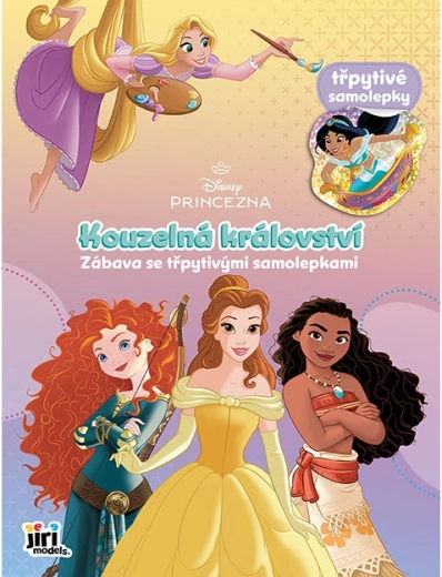 Disney Princesses – livre d’autocollants avec autocollants pailletés