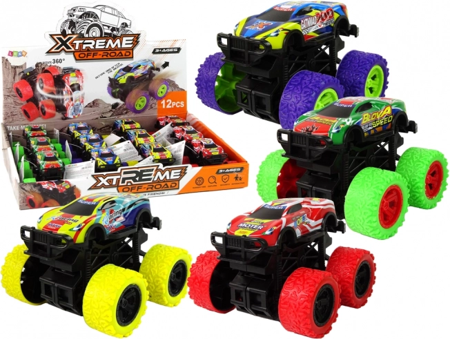 Véhicule tout-terrain, propulsion par friction, grandes roues