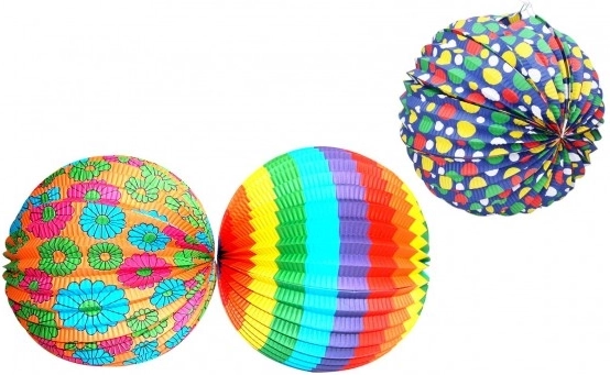 Lanterne en papier ballon 25 cm